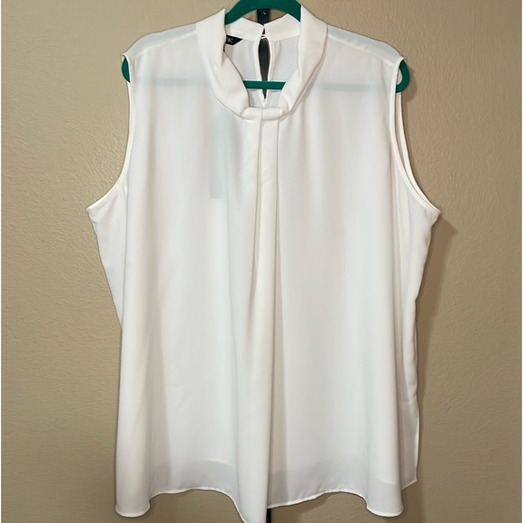 Misook sleeveless split side top blouse NWT 2X - Picture 2 of 10